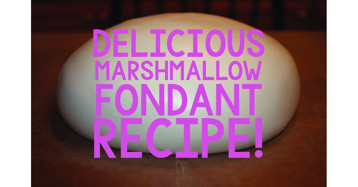 This marshmallow fondant recipe is easy and delicious!